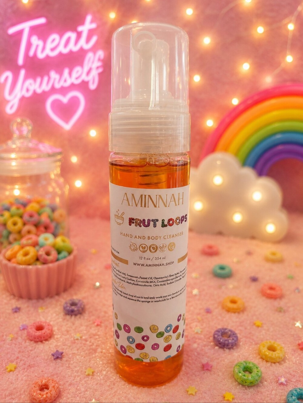 Aminnah Frut Loop Hand and Body Cleanser